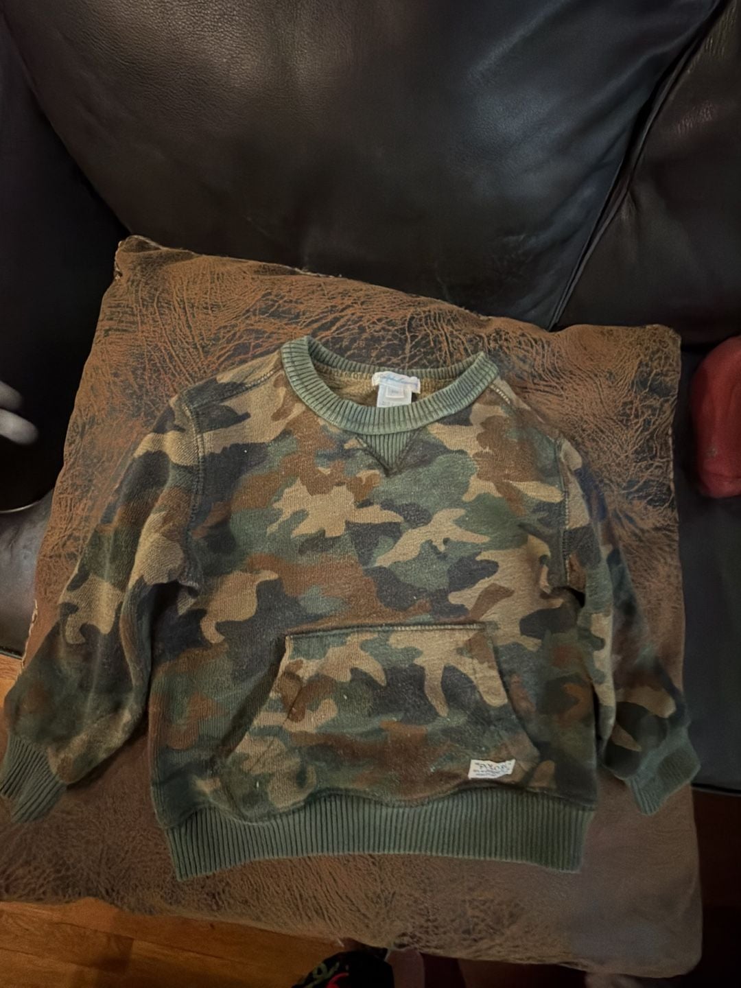 Ralph Lauren Camouflage Sweatshirt Size 24M 2