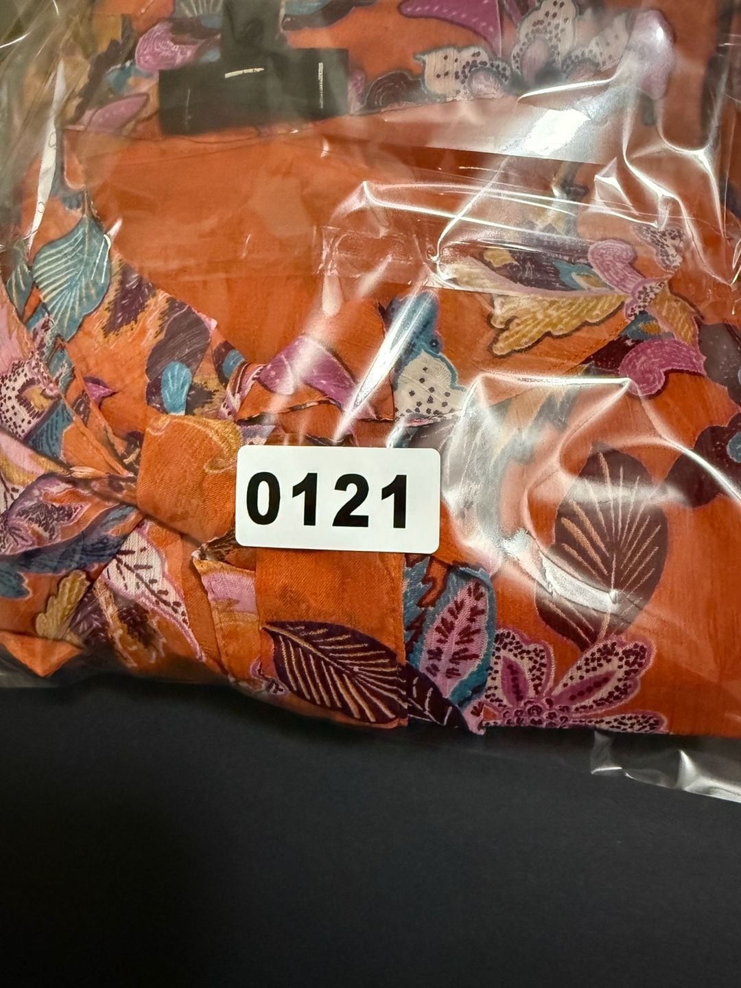 Jessica Simpson Dress Size XS Orange Floral Tiered Ruffle Mini 7
