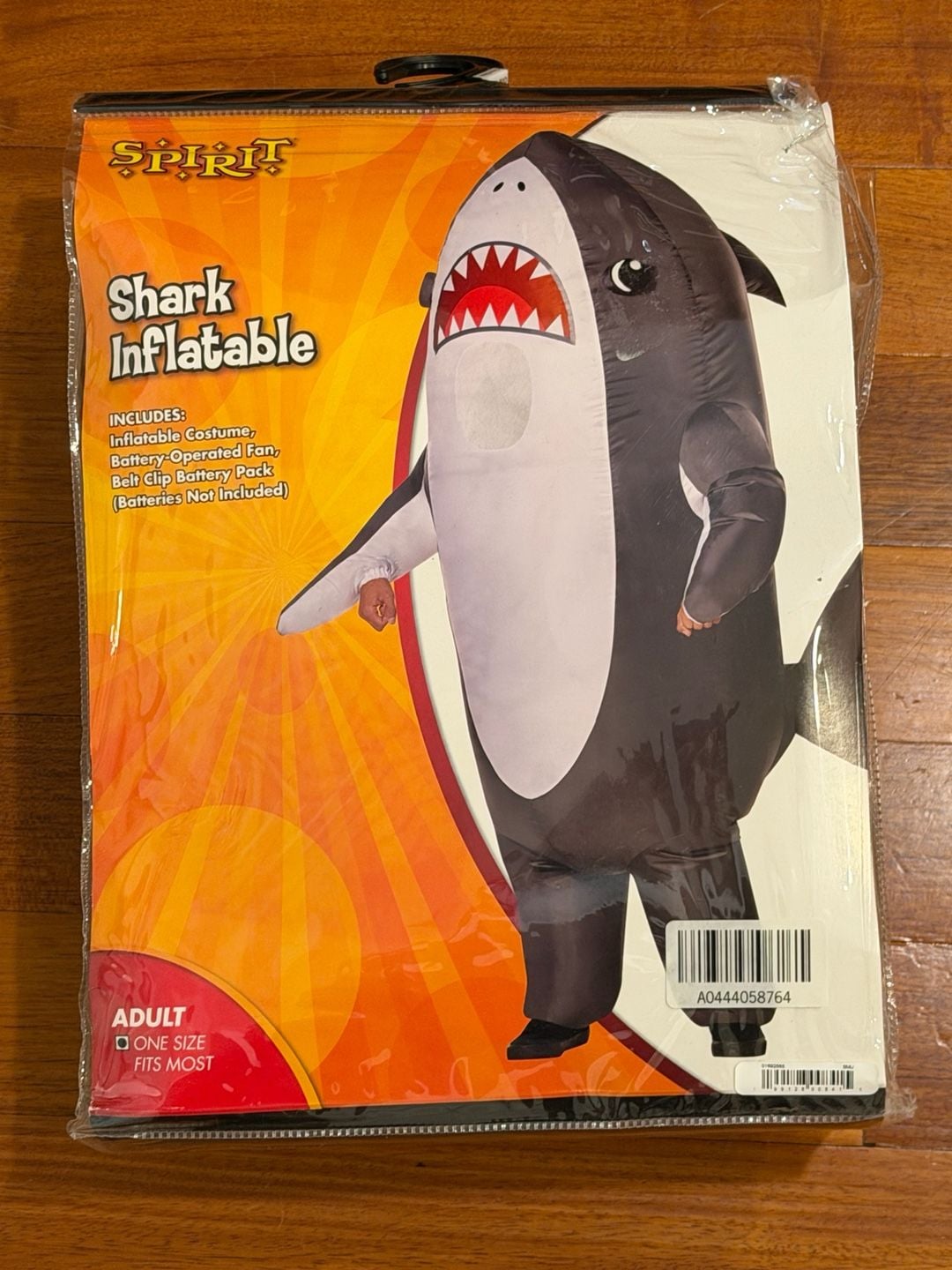 Spirit Adult Shark Inflatable Costume One Size Fits Most 1
