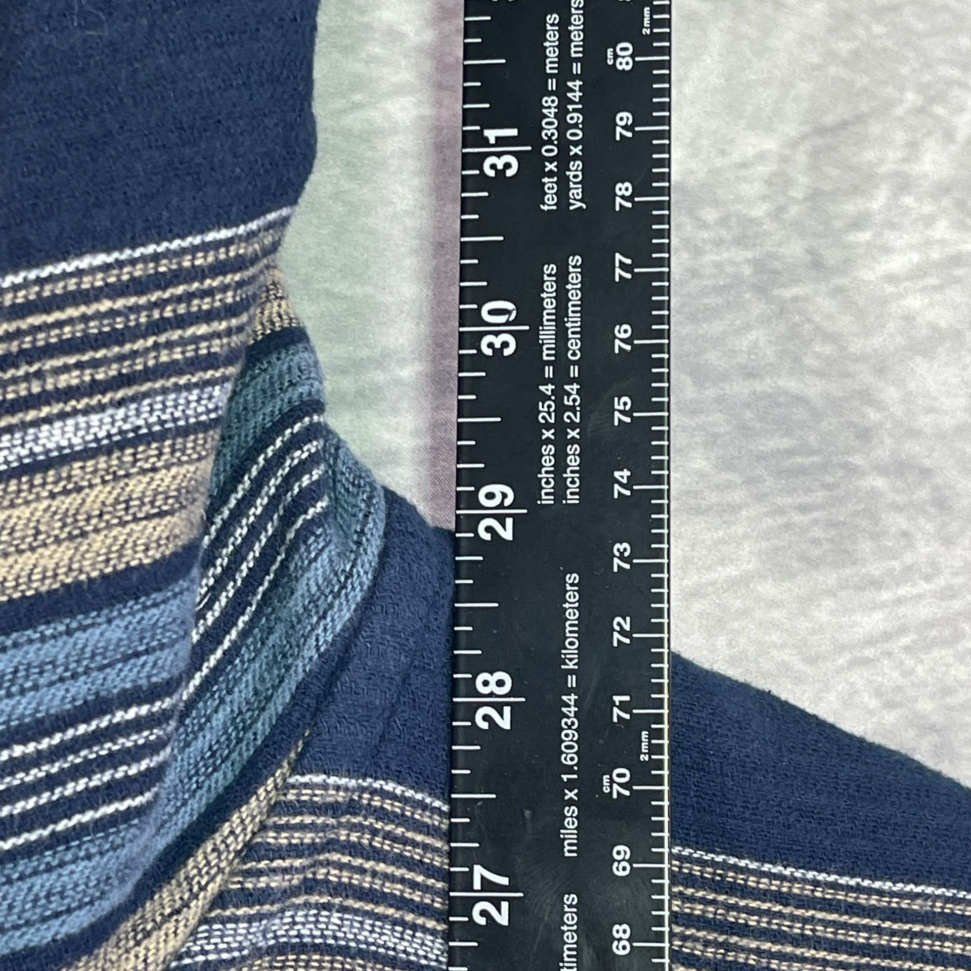 Pendleton Surf Hoodie Size L Blue Striped Button Hooded Sweatshirt 4