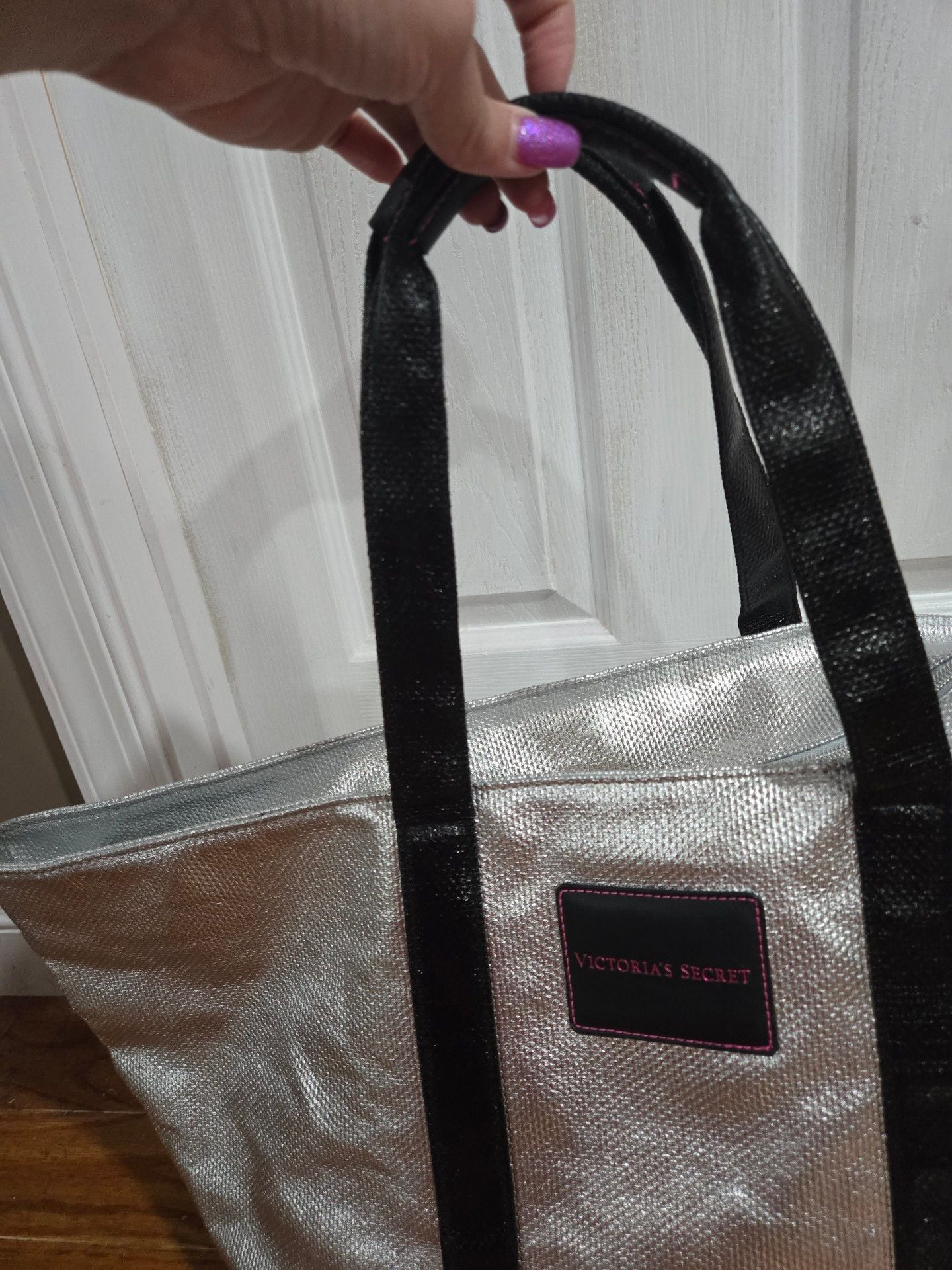 Victoria's Secret Silver Tote Bag 4
