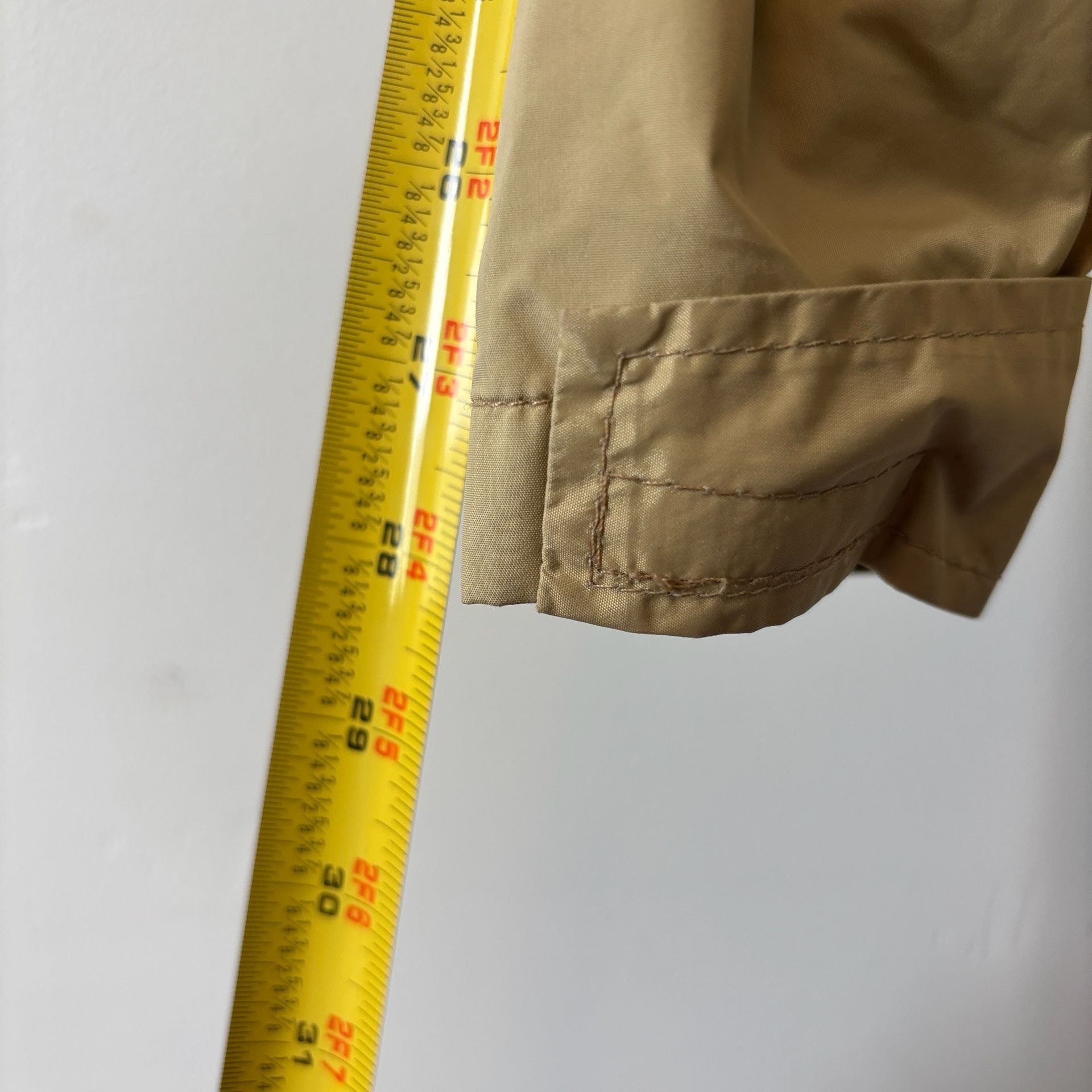 Vintage L.L. Bean Gore-Tex Windbreaker Jacket Size M Beige Made In USA 8