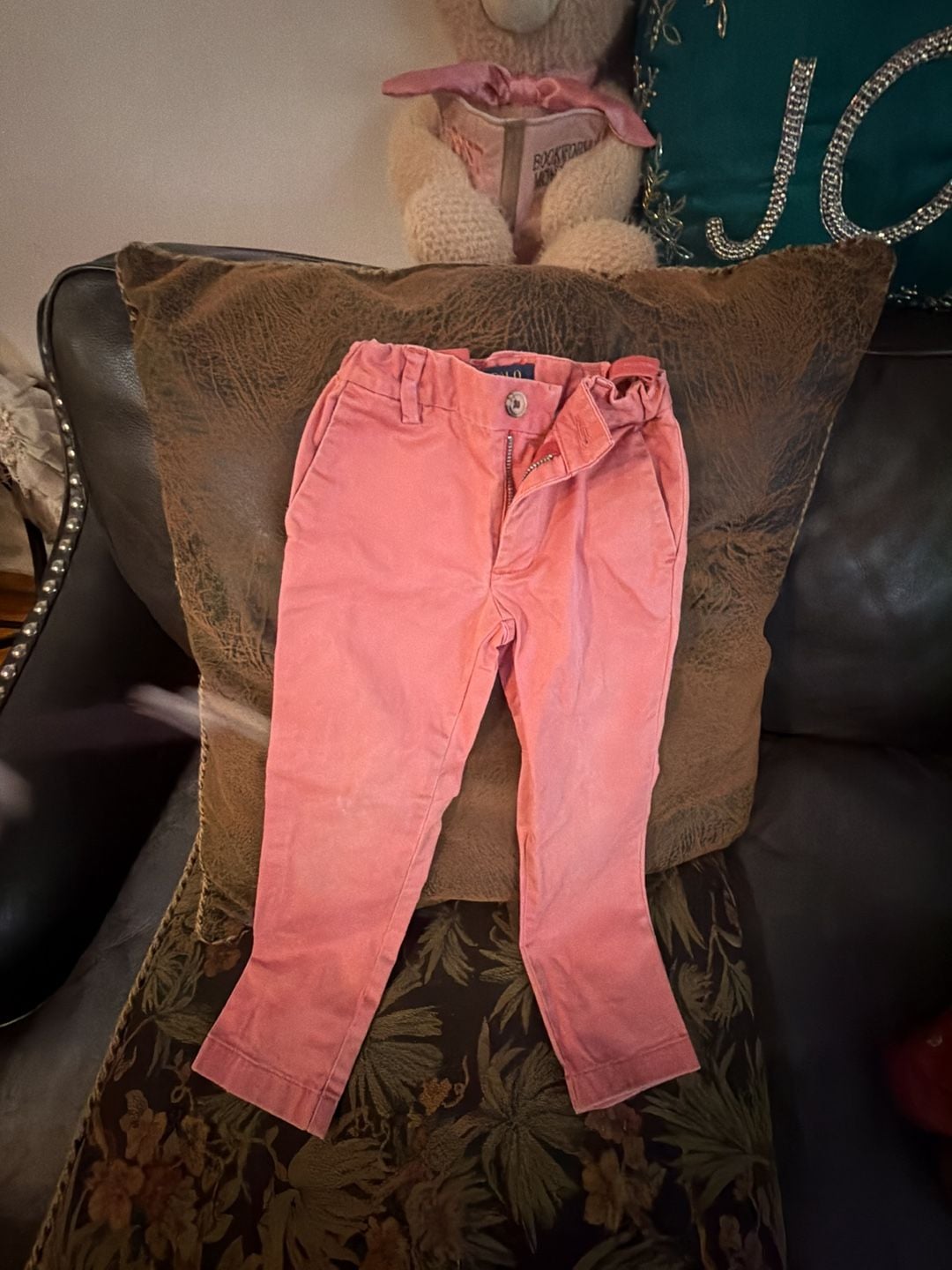 Polo Ralph Lauren Chino Pants Size 4T Pink 2