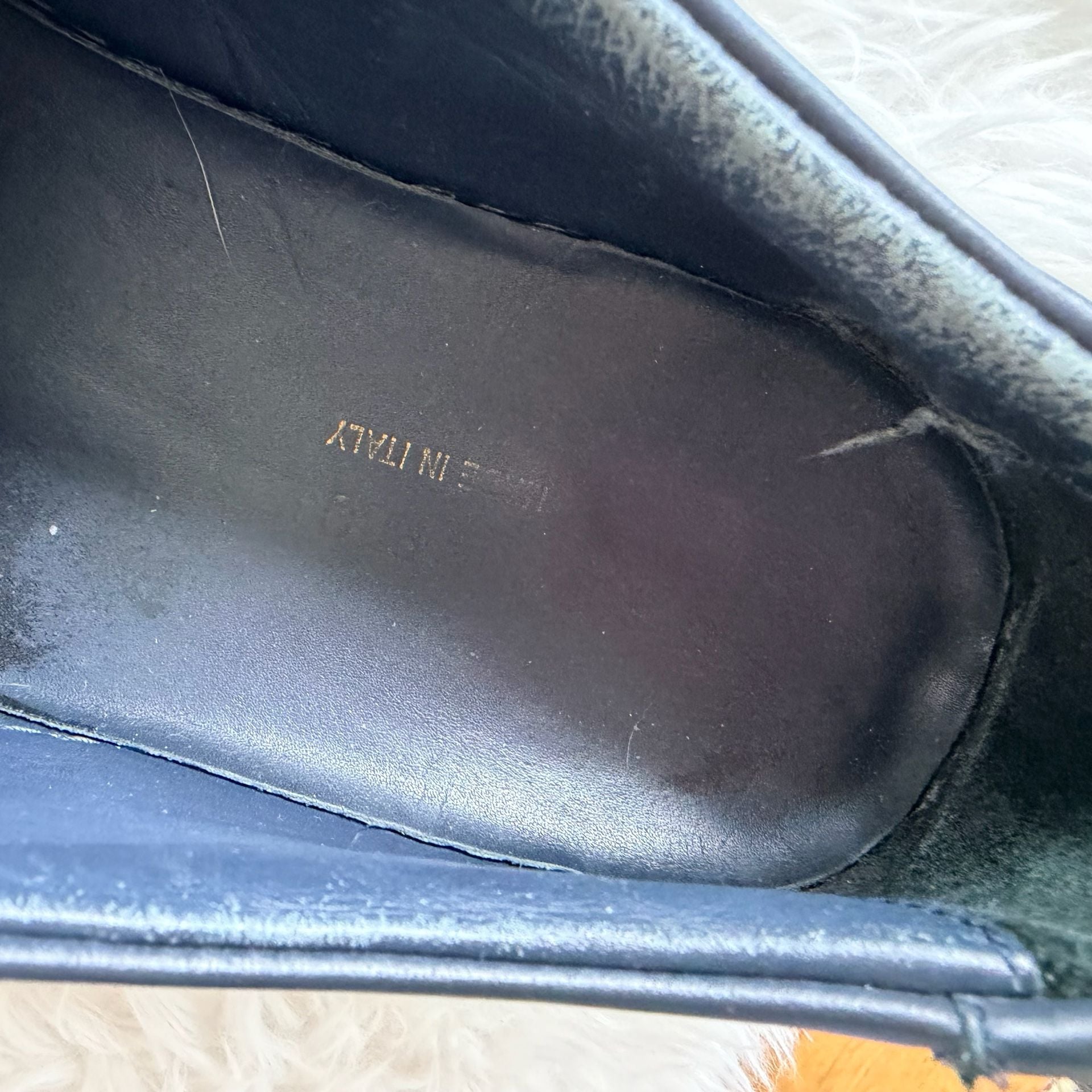 Common Projects Original Achilles Low Leather Sneakers Navy 10