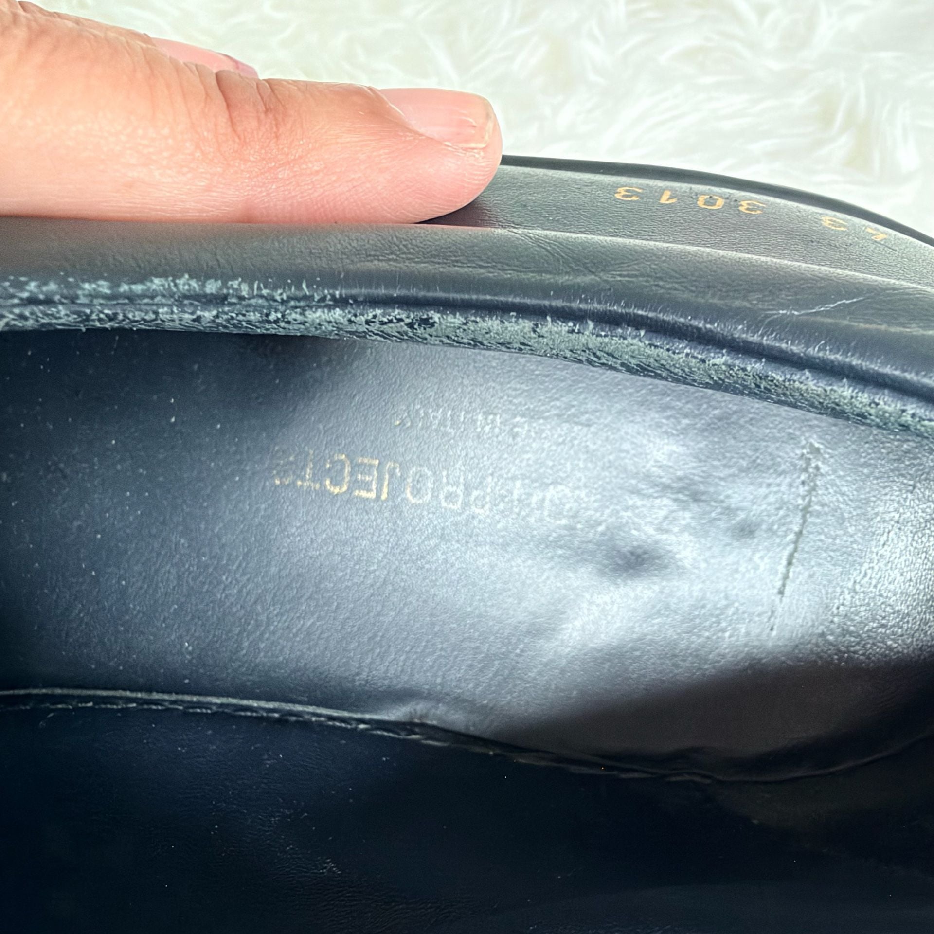 Common Projects Original Achilles Low Leather Sneakers Navy 11