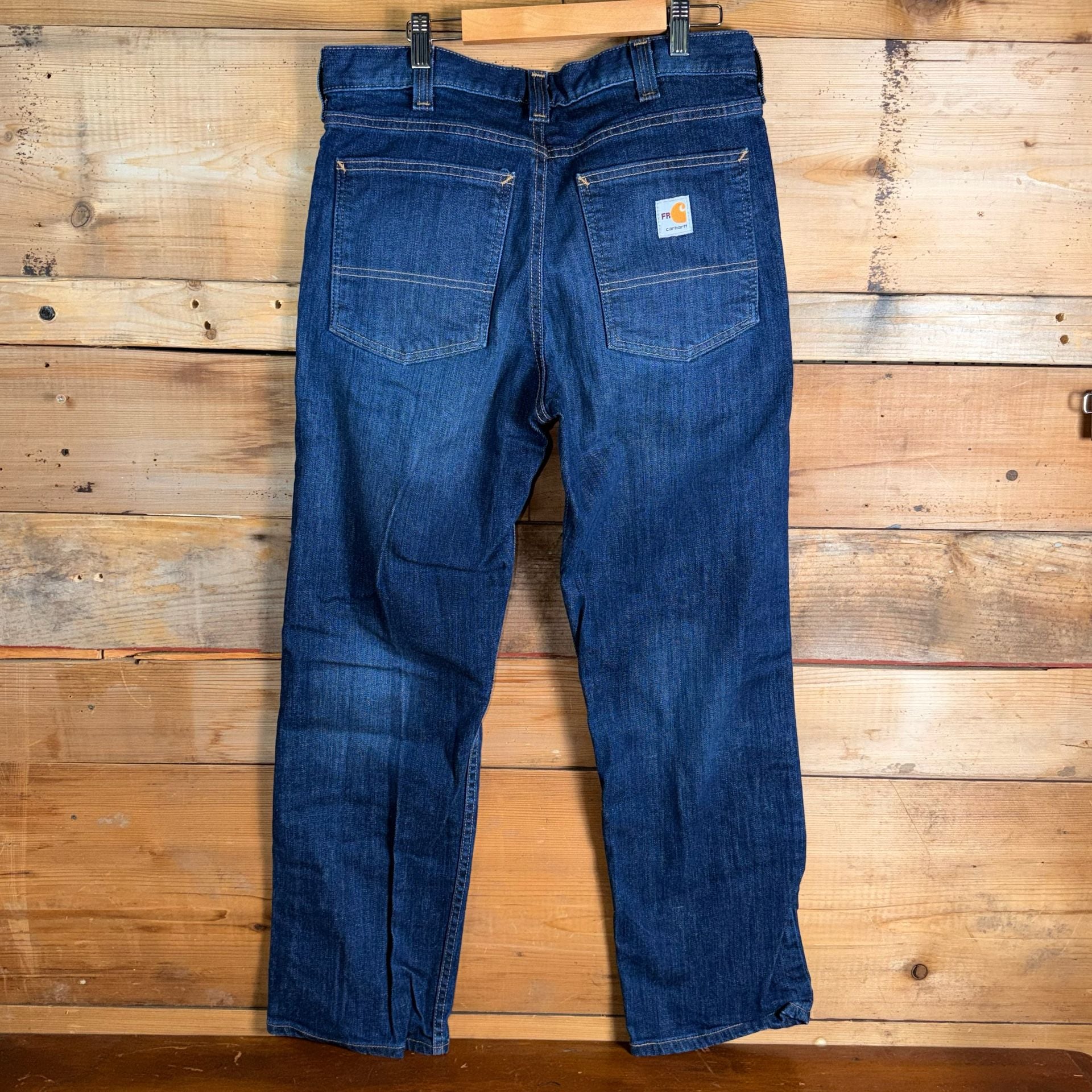 Carhartt FR Flame Resistant Rugged Flex Jeans Size 32x30 Blue Denim 3