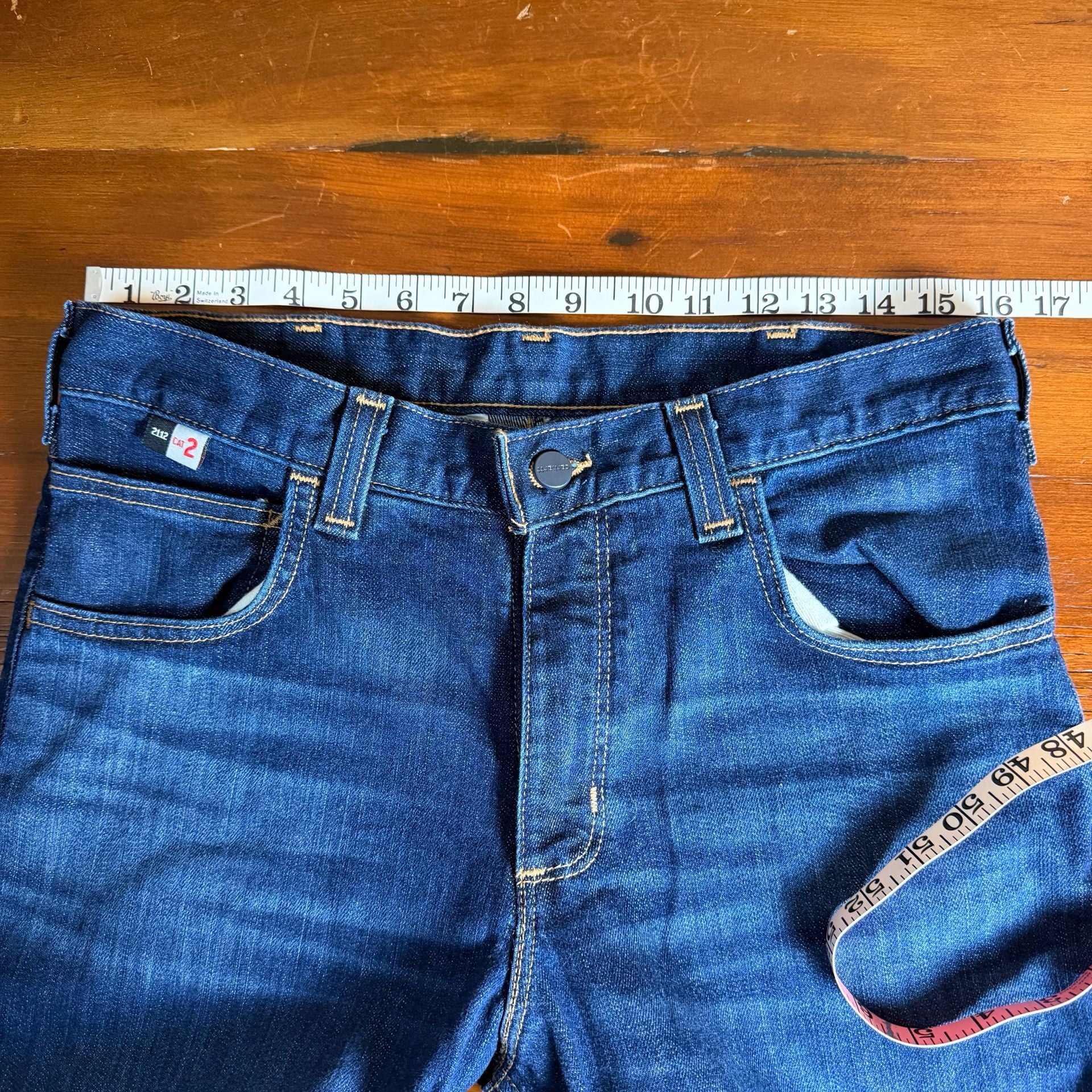 Carhartt FR Flame Resistant Rugged Flex Jeans Size 32x30 Blue Denim 7