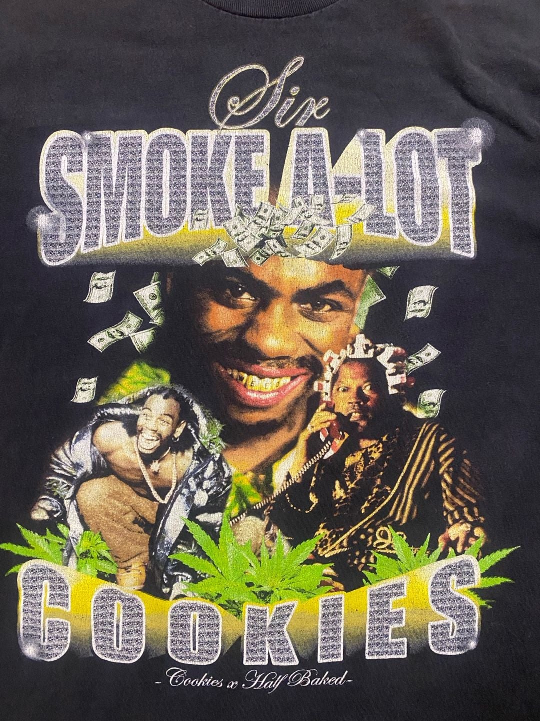 Cookies Half Baked Sir Smoke A Lot T-Shirt Size L Black 3