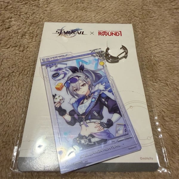 Honkai Star Rail x Round1 Keychain Silver Wolf