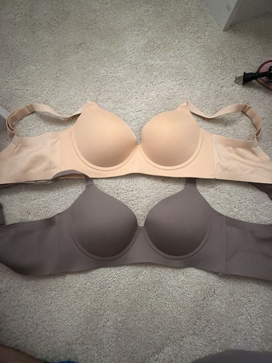 Luvlette Seamless Push-Up Bra Size XS Lot of 2 1
