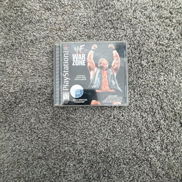 WWF War Zone PlayStation PS1 Game