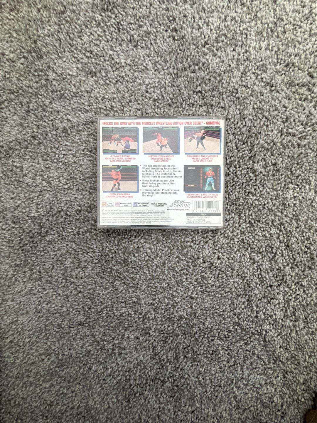 WWF War Zone PlayStation PS1 Game 2