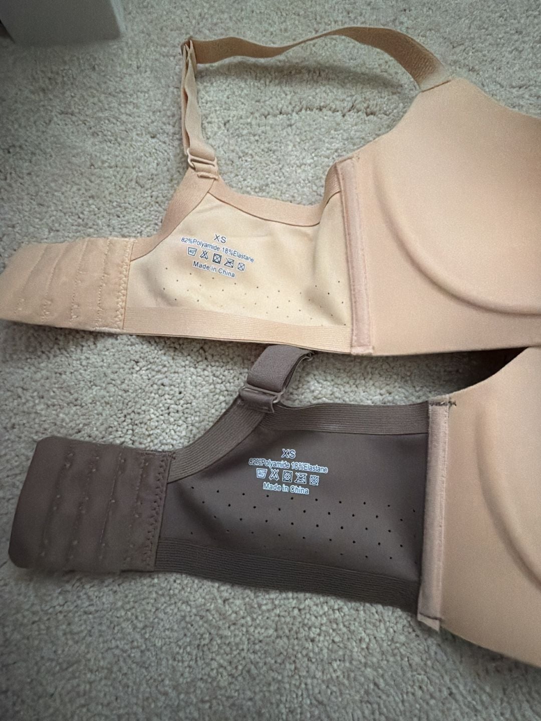 Luvlette Seamless Push-Up Bra Size XS Lot of 2 3