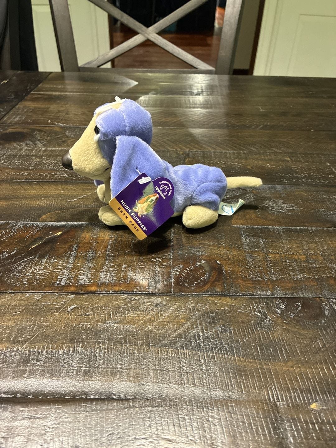 Applause Hush Puppies Berry Frappe Basset Hound Bean Bag Plush Stuffed Toy 2