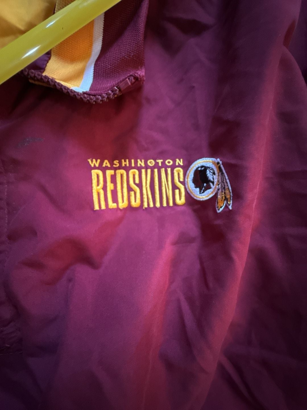 Starter Washington Redskins Size XL NFL Pro Line Quarter Zip Jacket 6