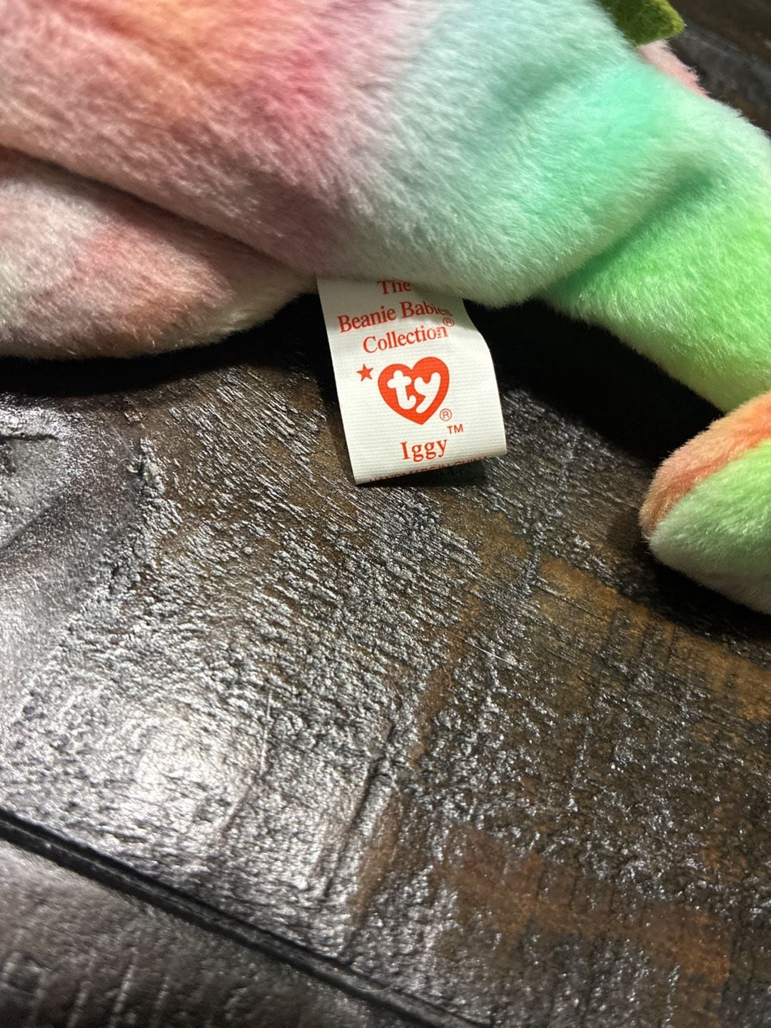 Ty Beanie Babies Iggy The Iguana 1997 Plush Stuffed Animal Toy Mint With Tags 4