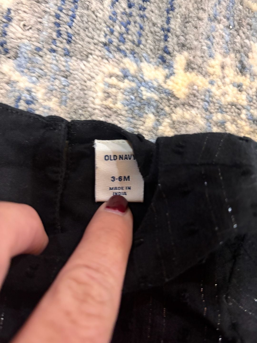 Holiday Old Navy fancy black dress! 3-6months 5