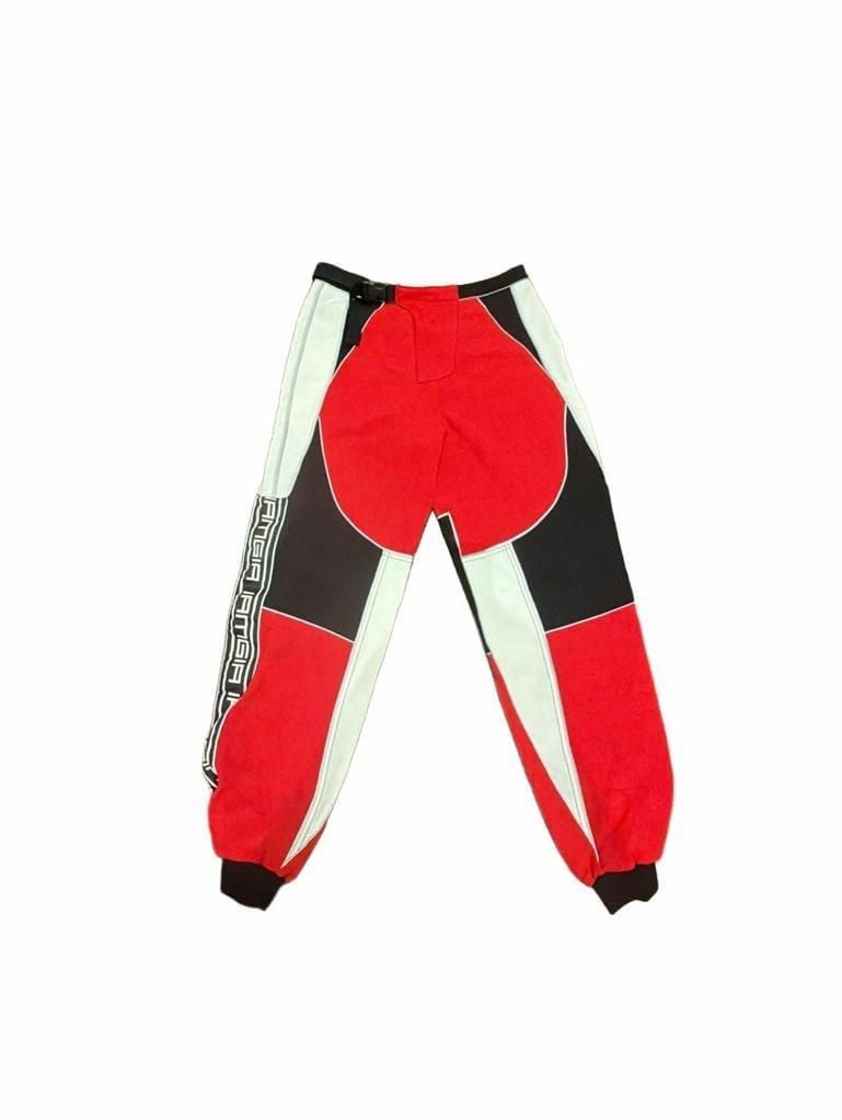 I.AM.GIA Electra Moto Joggers Red Black 2
