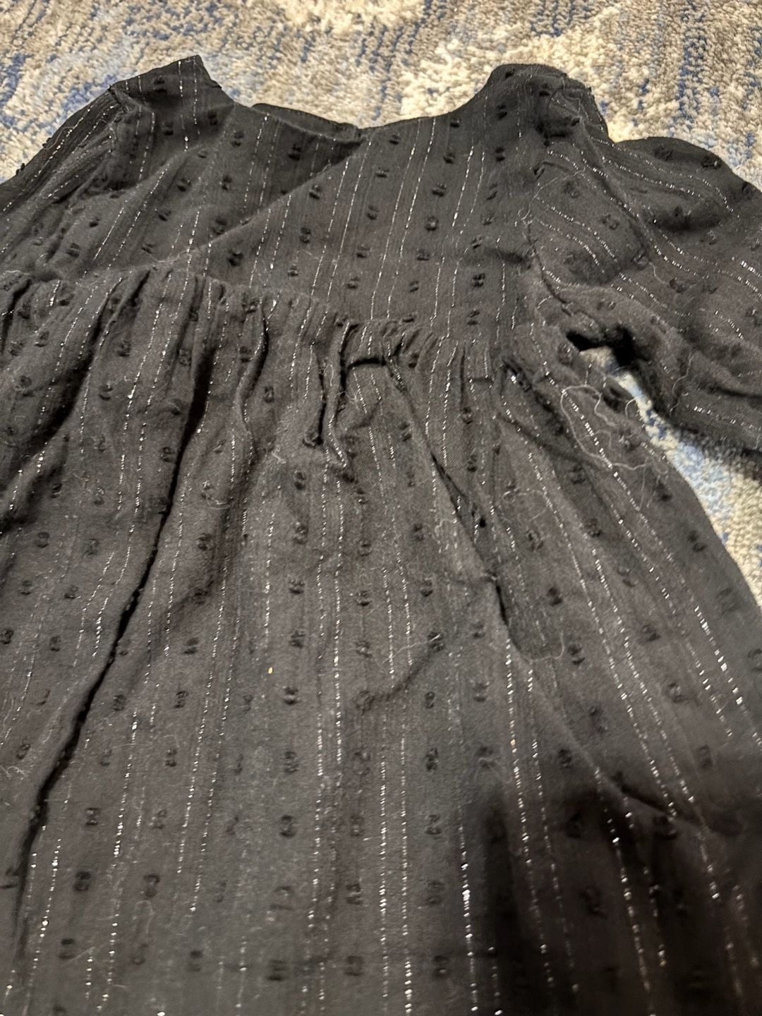 Holiday Old Navy fancy black dress! 3-6months 3