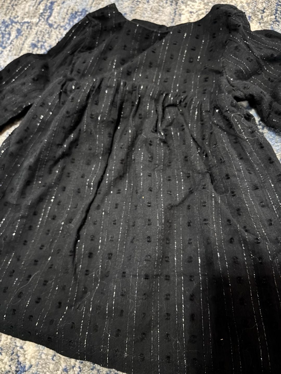 Holiday Old Navy fancy black dress! 3-6months 4