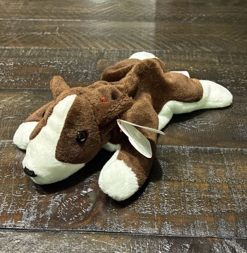 Ty Beanie Baby Bruno The Dog 1997 Retired Plush Toy 1