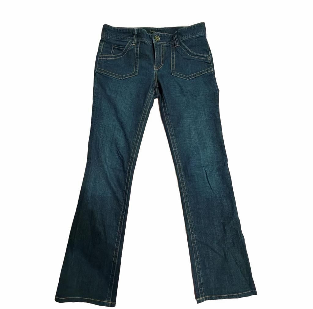 Calvin Klein Jeans Low Rise Flare Denim Blue 2
