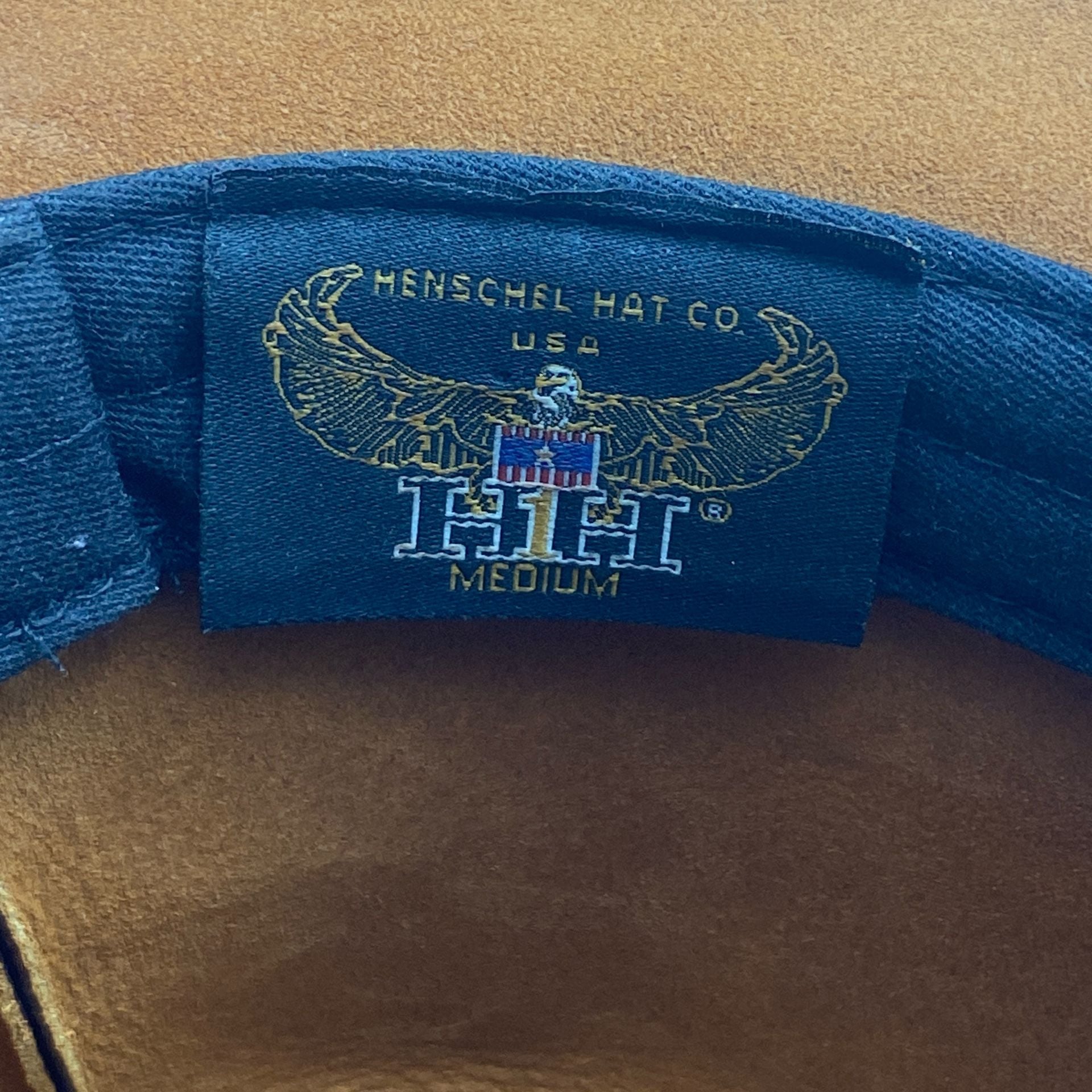 Henschel Hat Co. Brown Leather Aussie Outback Hat Size Medium 7