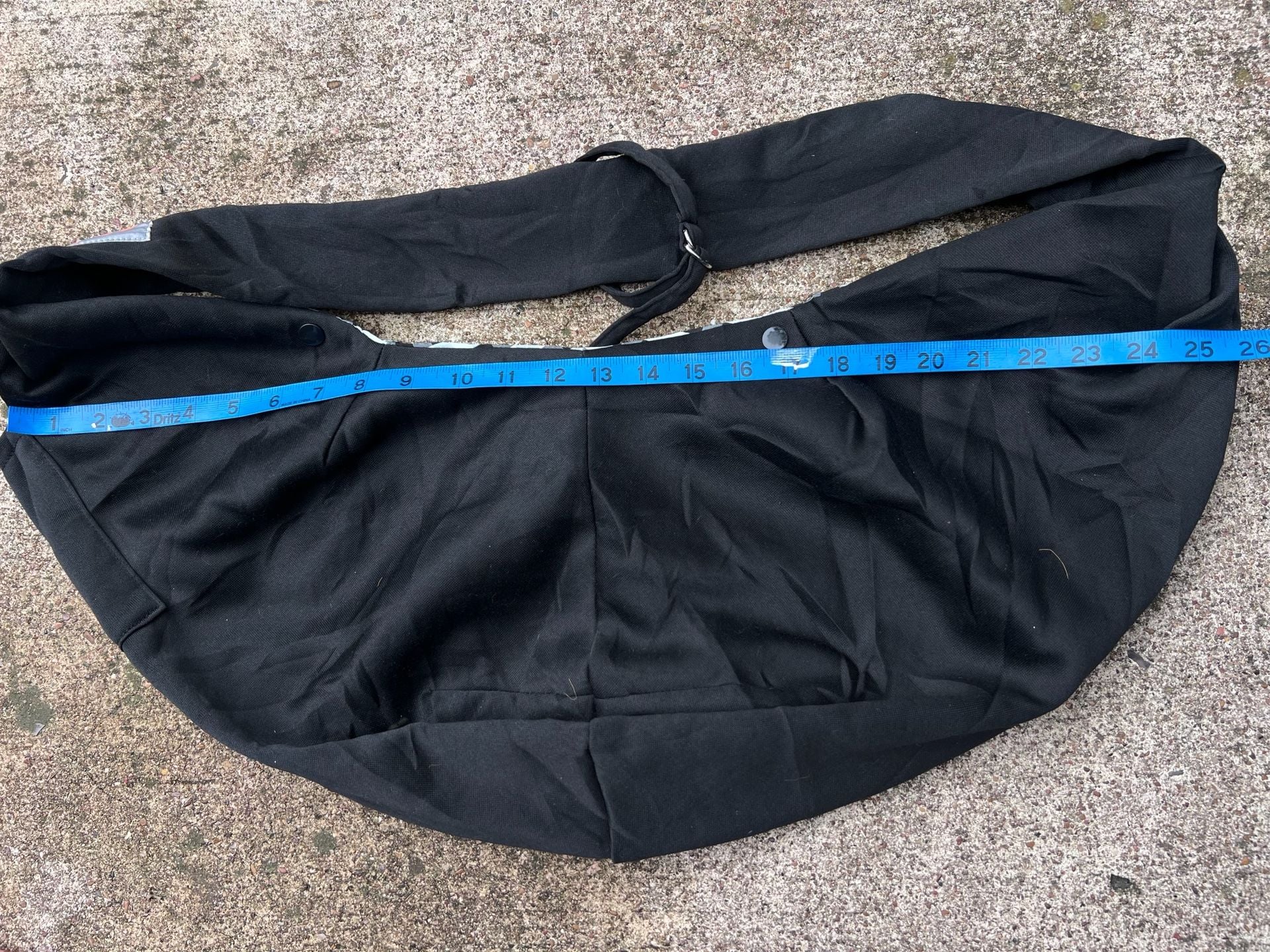 Z-Tomkas Small Dog Sling Pet Carrier Bag Black (M)
5