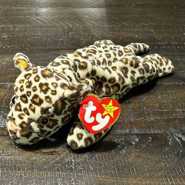 Ty Beanie Babies Freckles The Leopard Plush Toy 1996 Retired With Tags