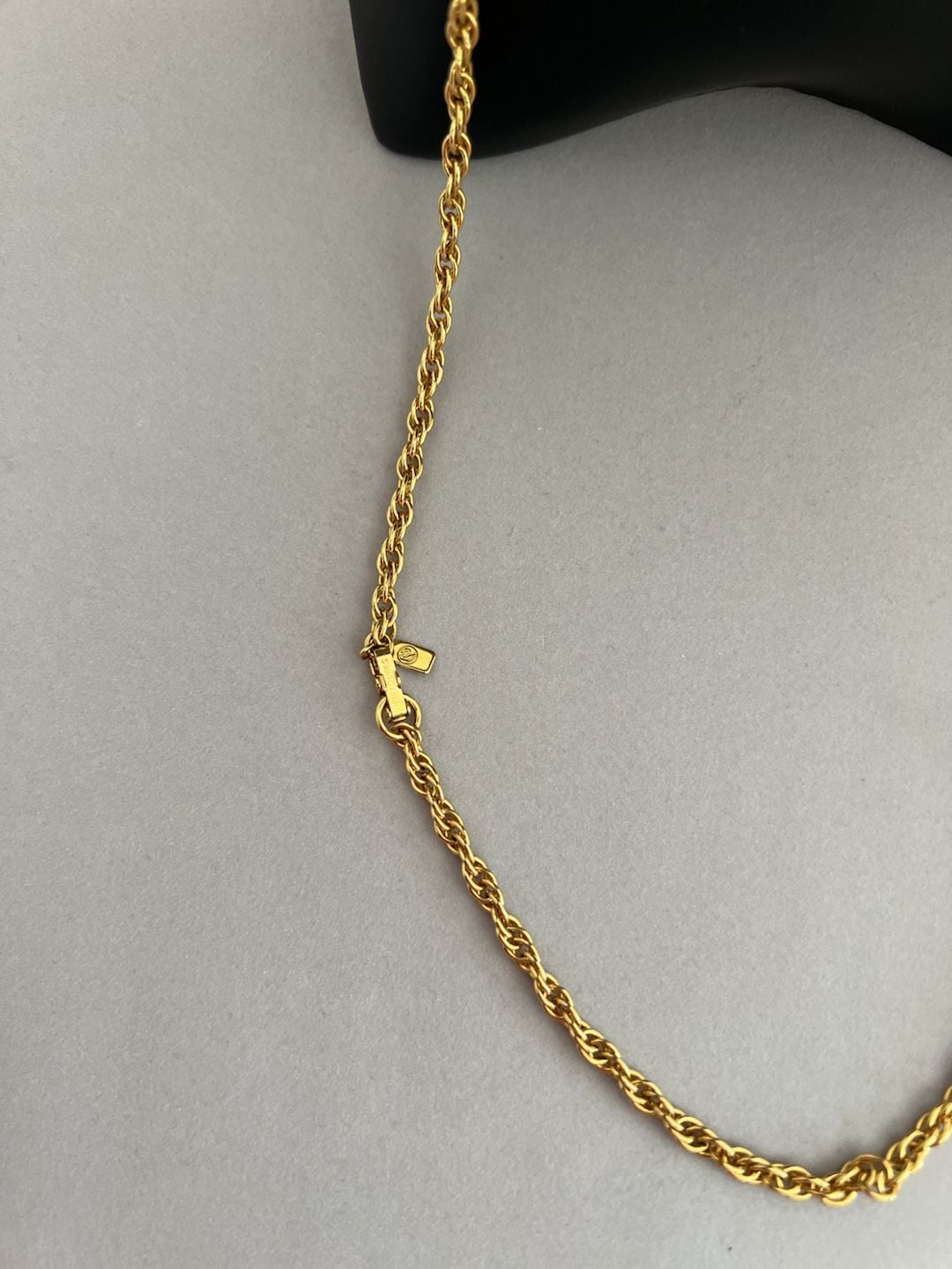 Swarovski Gold Tone Crystal Station Long Necklace 4