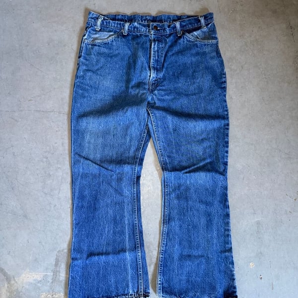 1980 Levi's 646 Orange Tab Flare Jeans