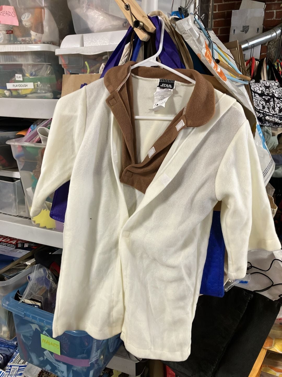 Star Wars Size 3T-4T White Costume Hoodie 2