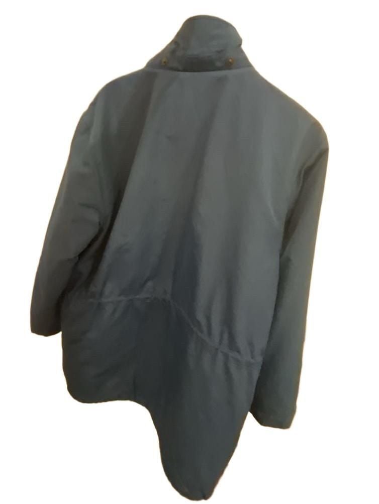 Lands End Squall Parka Size L 14 16 Blue Fleece Lined 5
