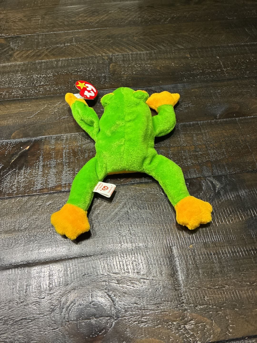 Ty Beanie Baby Smoochy The Frog Green Plush Stuffed Animal Vintage 1997 4