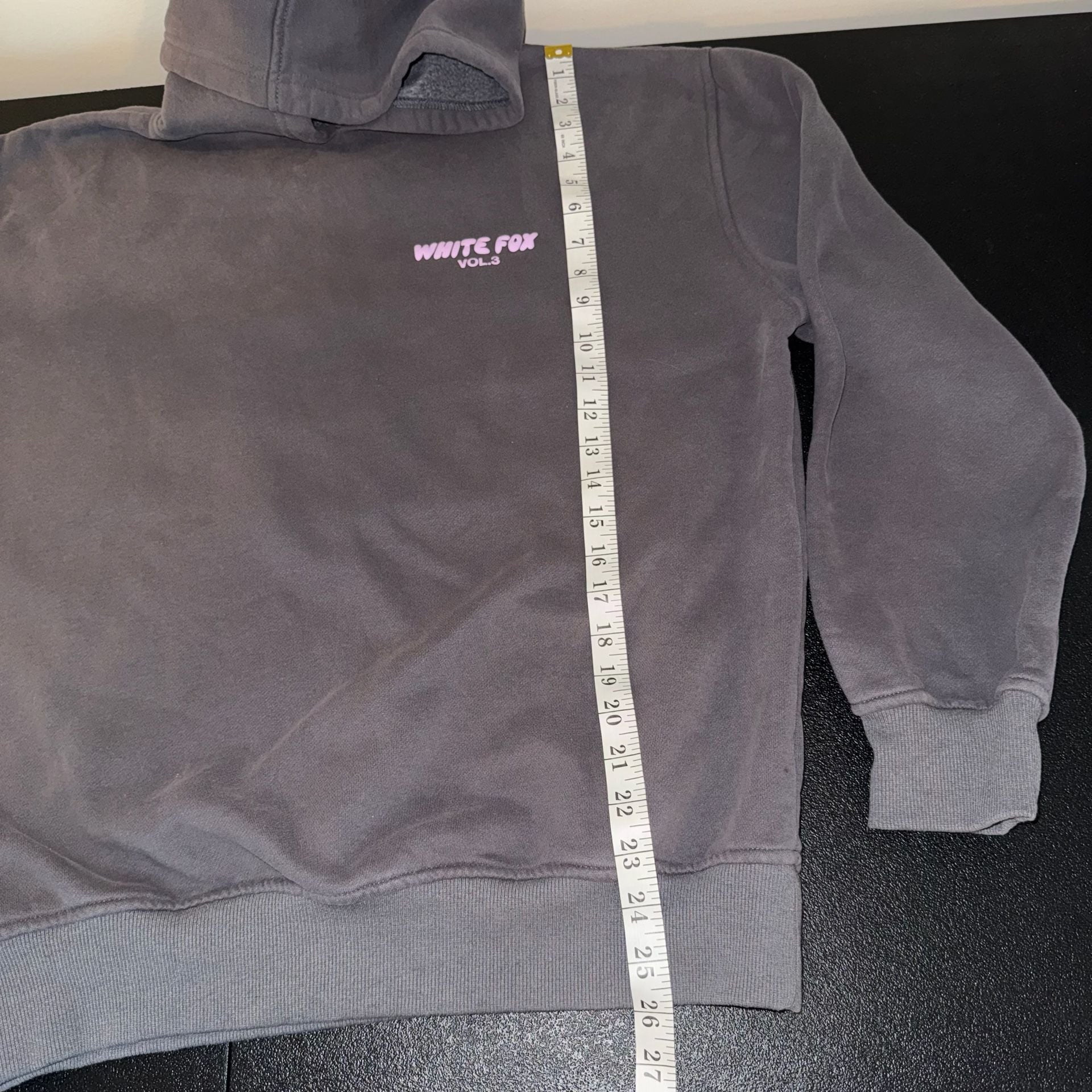 White Fox Hoodie Size S/M Vol. 3 Charcoal Grey 6