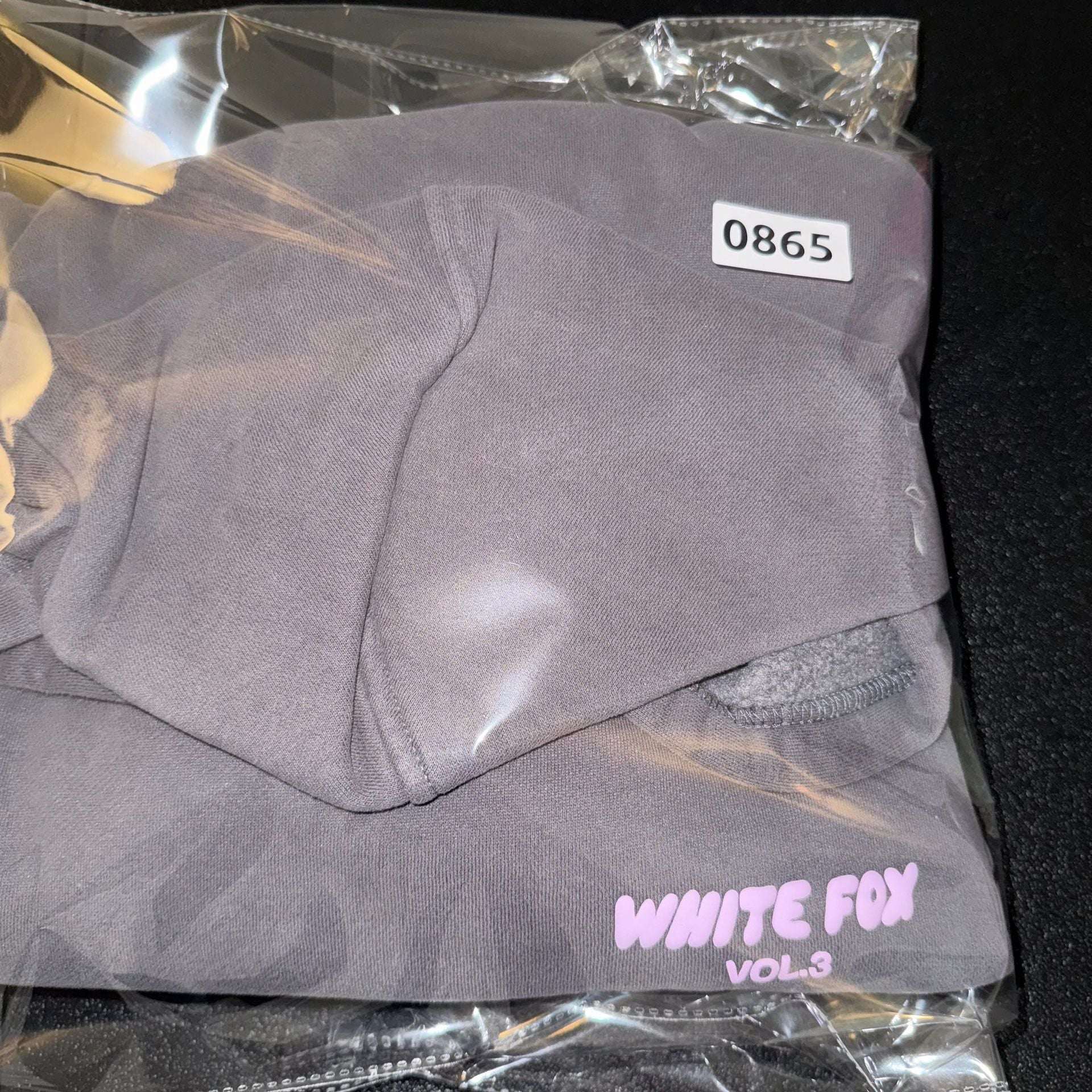 White Fox Hoodie Size S/M Vol. 3 Charcoal Grey 7