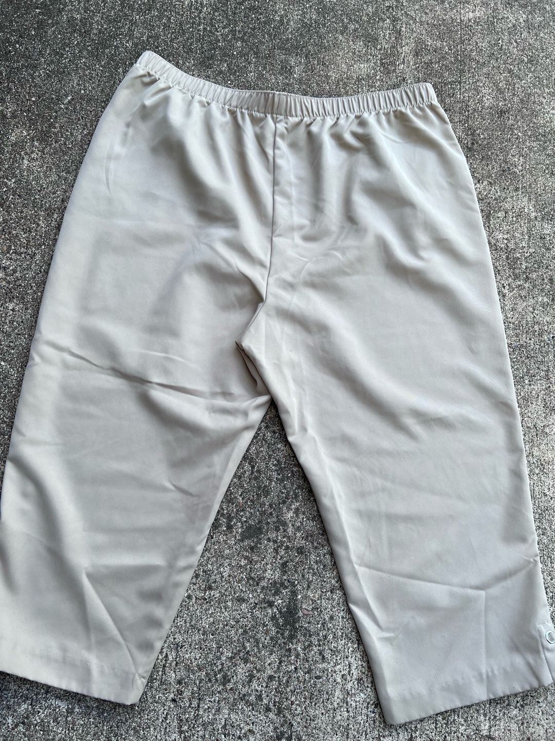 Z-Allison Daley Women's Pull-On Capri Pants Khaki Size 16 (XL) 9