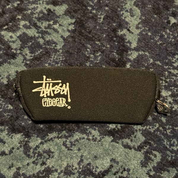Stussy Eyegear Vintage Soft Sunglasses Case Black