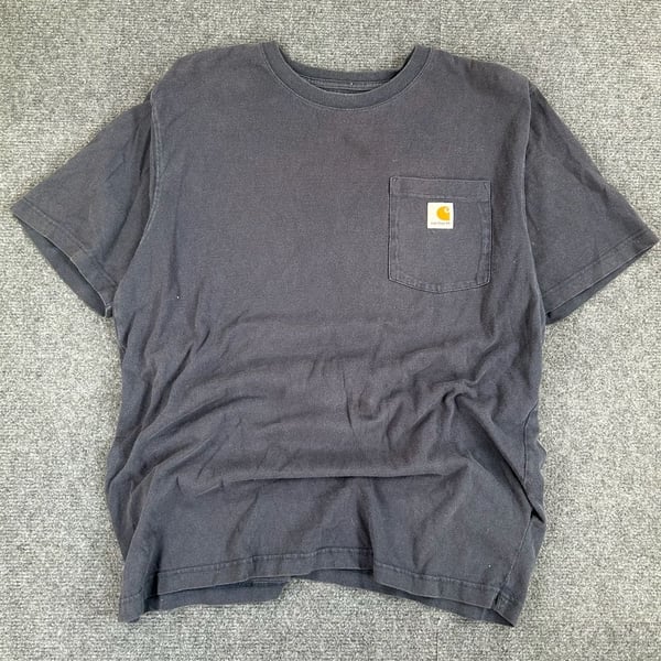 Carhartt Pocket T-Shirt Size M Black Original Fit
