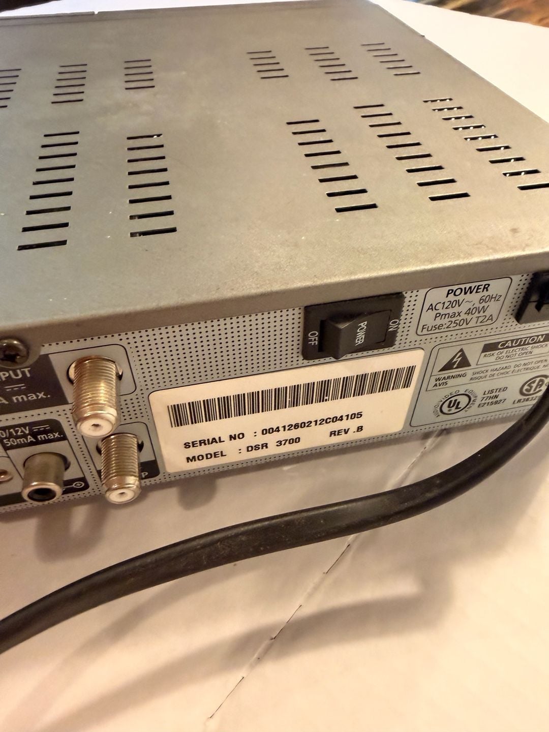 Samsung Dsr 3700 Digital Satellite Receiver Box 7