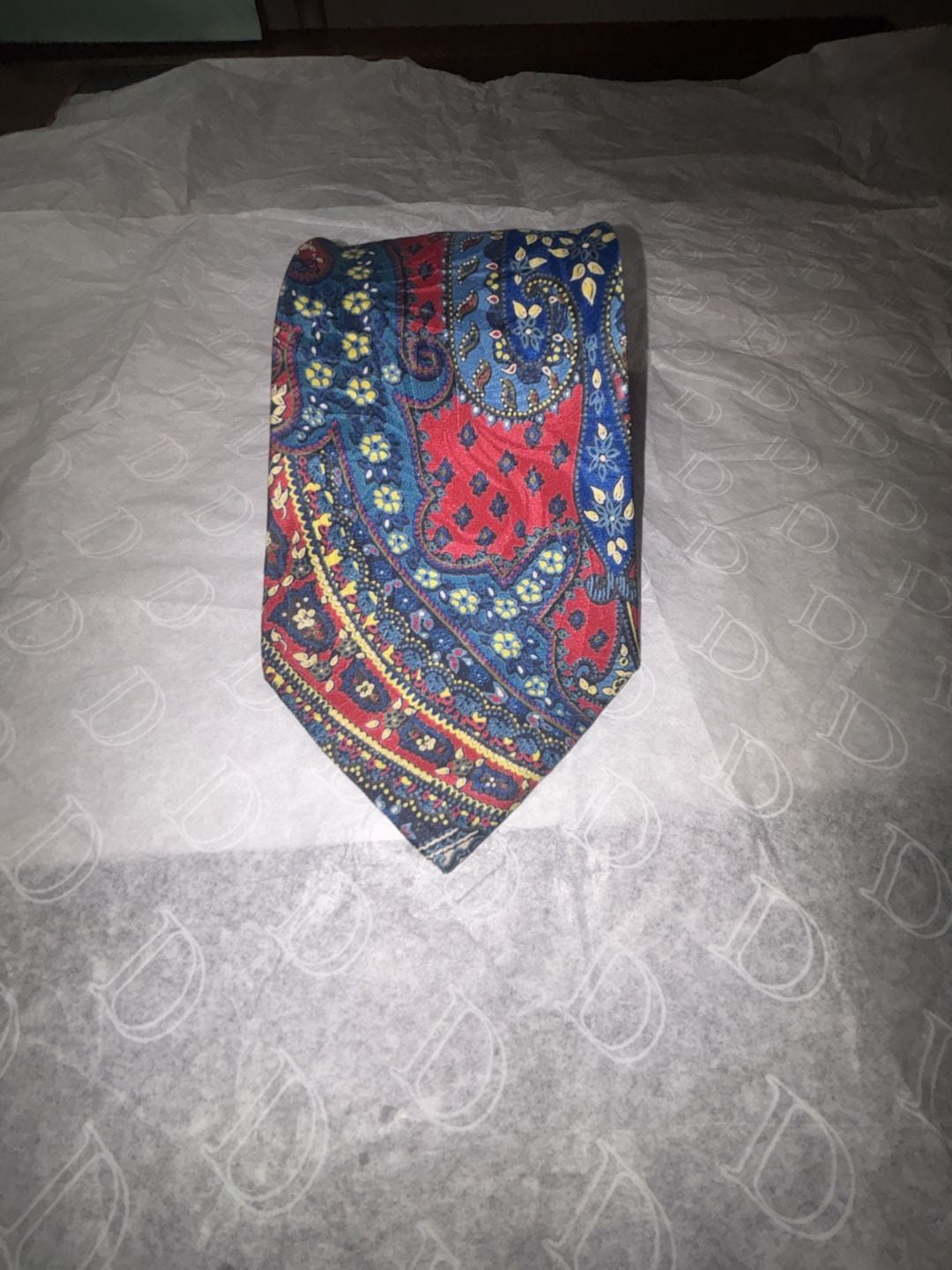 Brioni Silk Paisley Tie Multi-Color 3.75 x 61 1