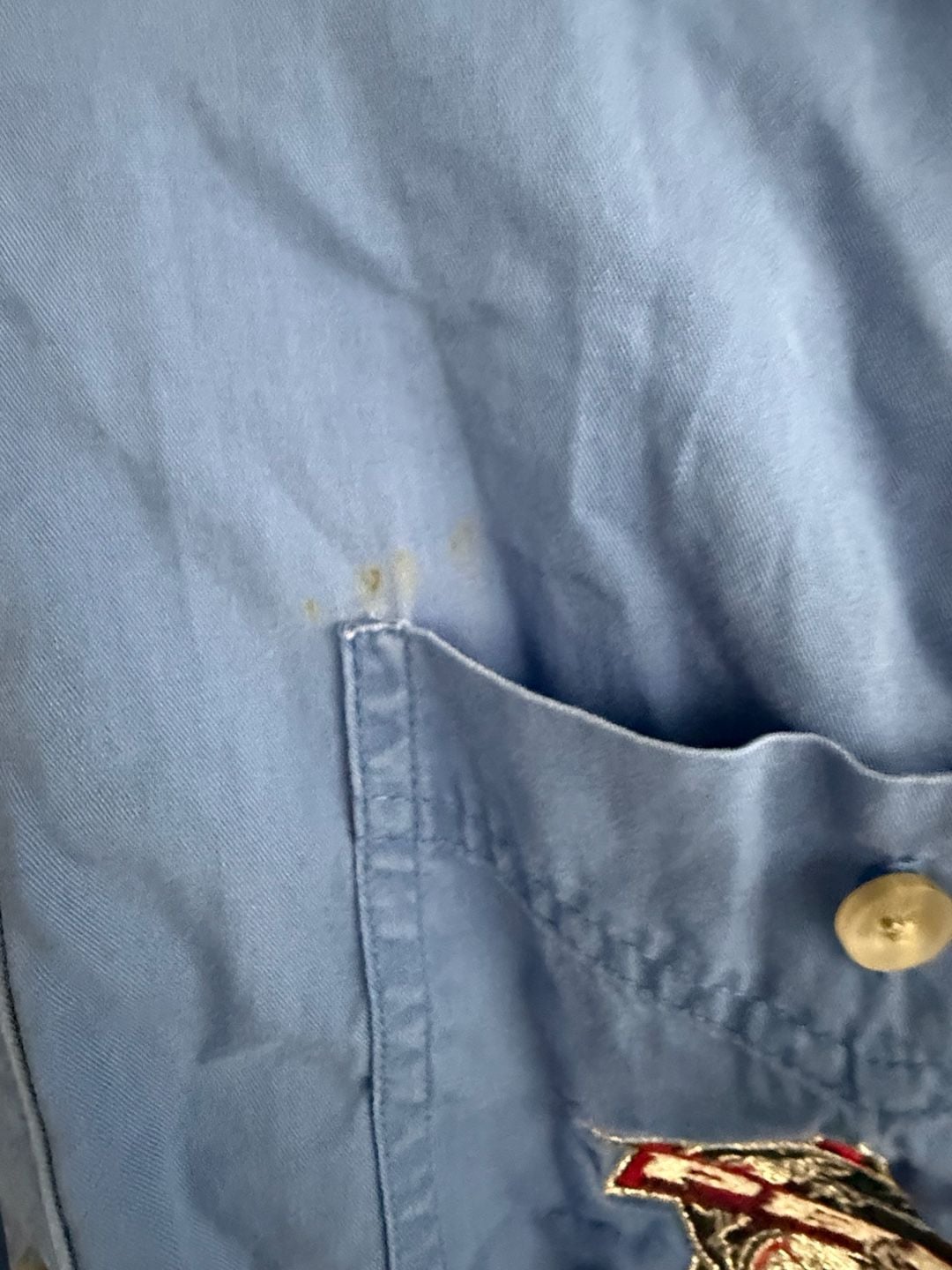 Professional Bull Riders Long Sleeve Button Down Shirt Blue Western Rodeo 7