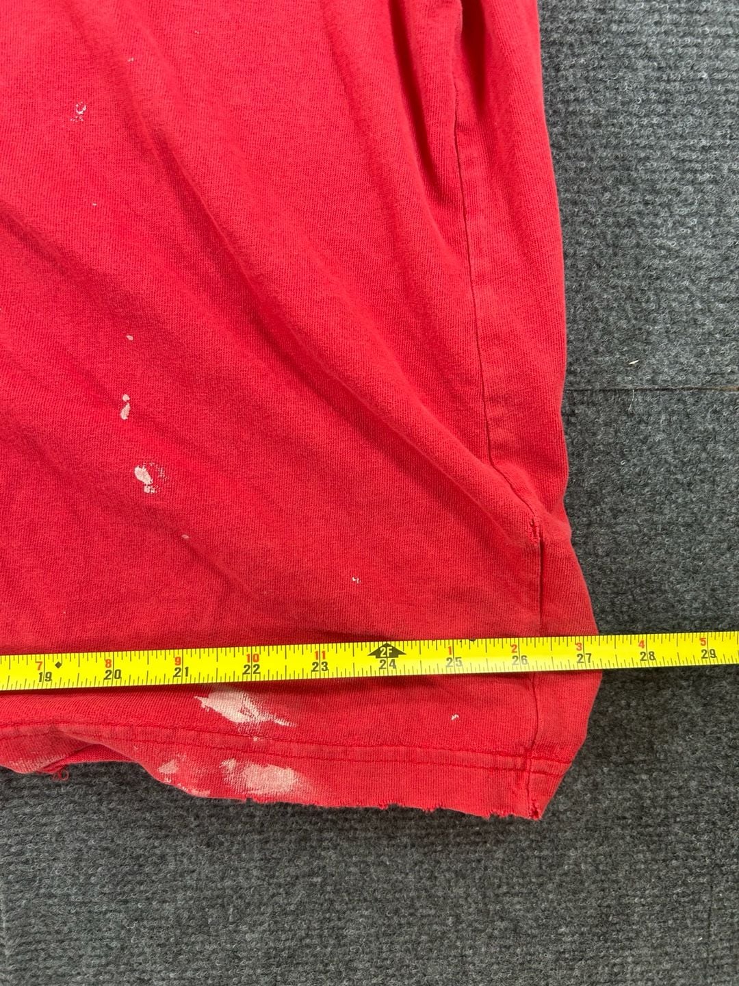 Carhartt Pocket T-Shirt Size 2XL Red Distressed Heavyweight Short Sleeve 7