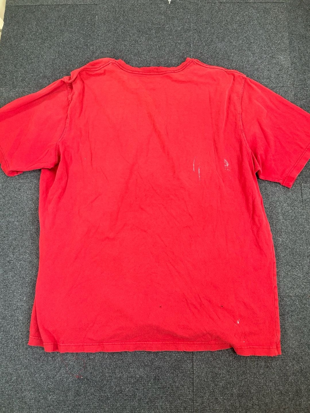 Carhartt Pocket T-Shirt Size 2XL Red Distressed Heavyweight Short Sleeve 9