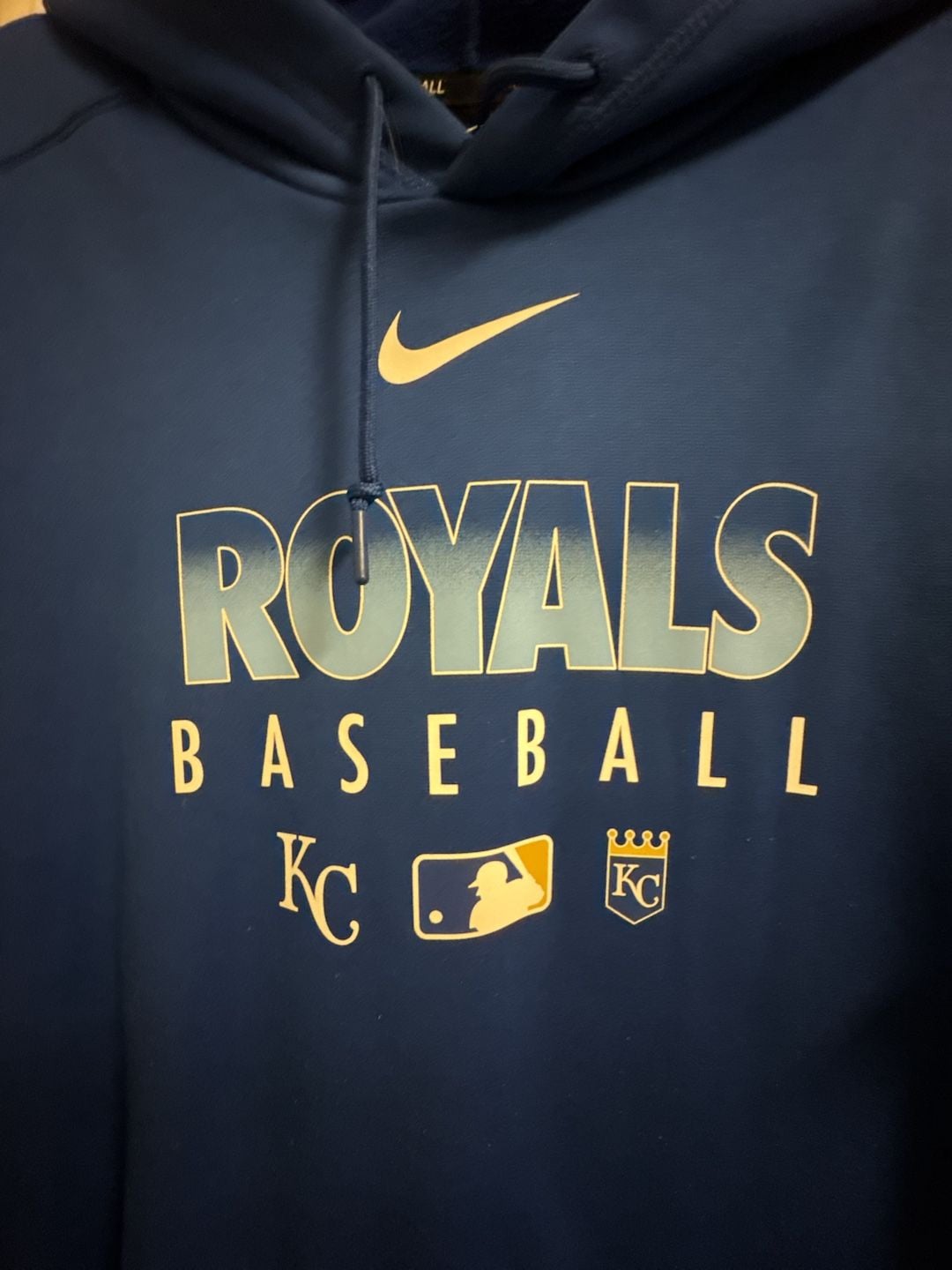 Men’s Nike Kansas City Royals Size L Authentic Collection Hoodie 3