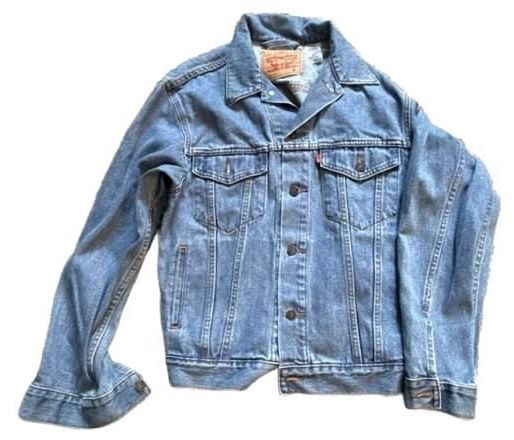 Levi's 70507 Denim Trucker Jacket Size M Blue Cotton 2