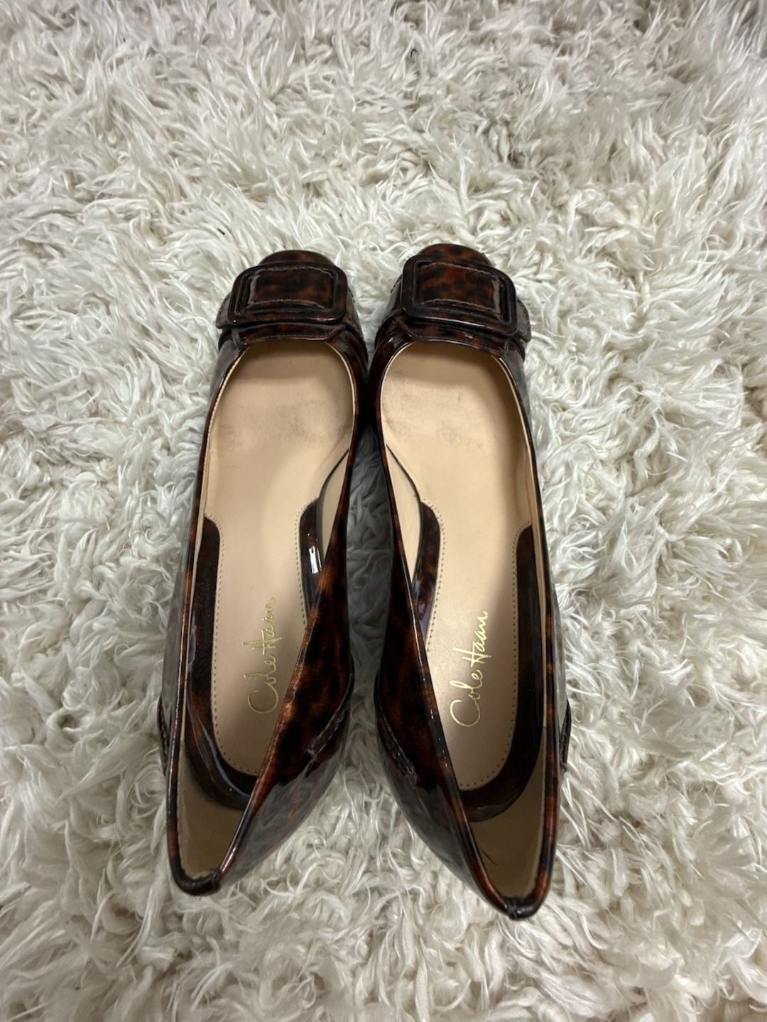 Cole Haan Size 7 Sydney Pump Tortoise Patent 3
