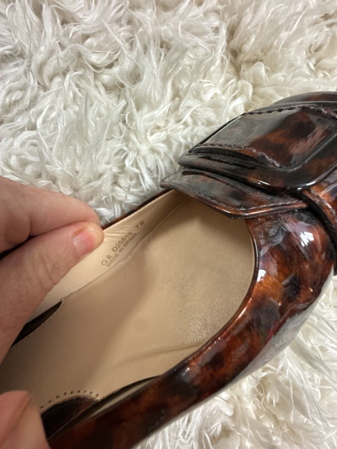 Cole Haan Size 7 Sydney Pump Tortoise Patent 7