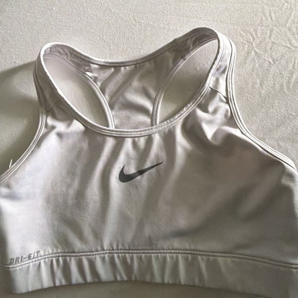 Nike Dri-FIT Sports Bra White