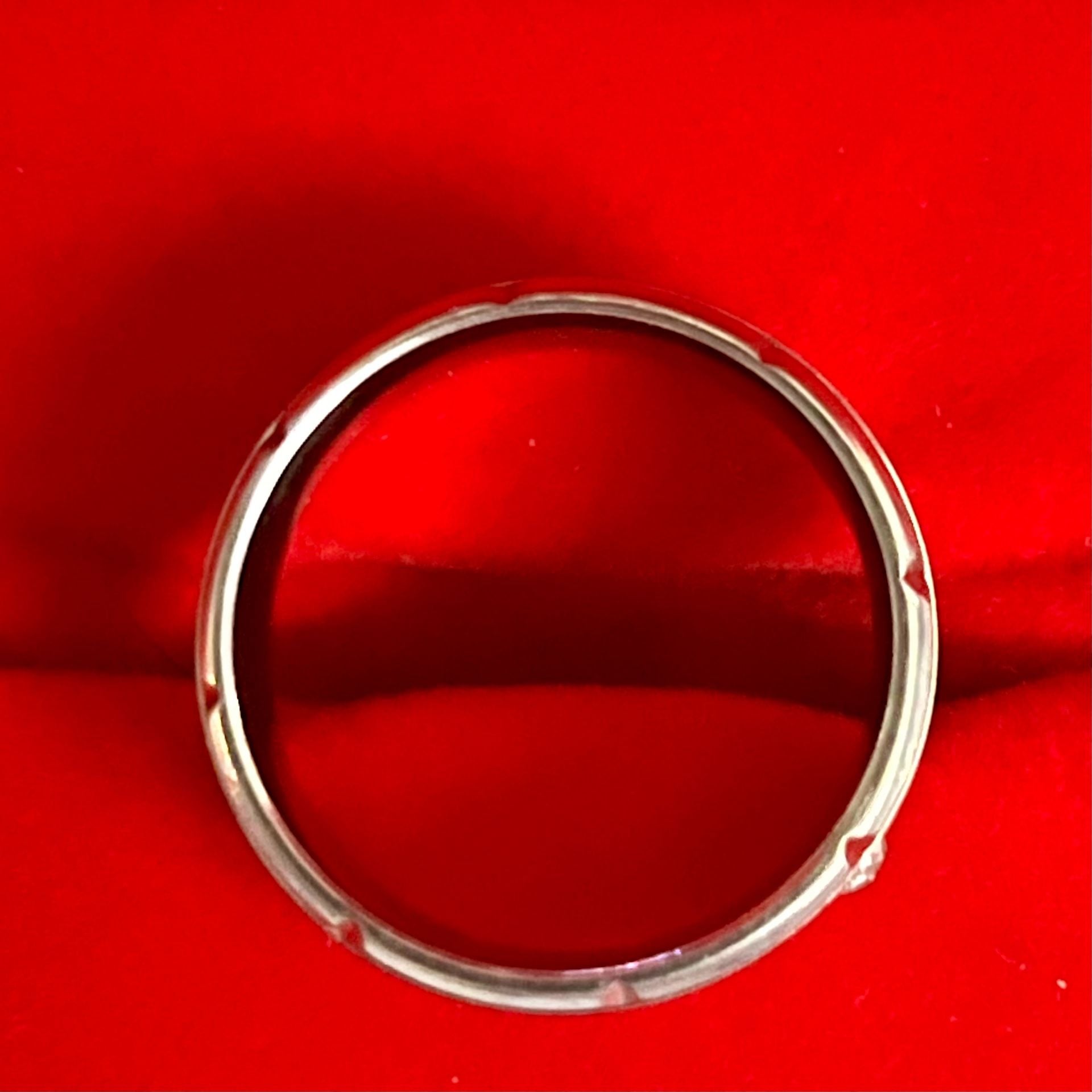 Tungsten Two-Tone Cubic Zirconia Beveled Design Unisex 6mm Ring Size 9 5